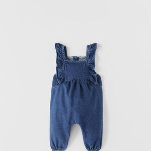 Zara Baby Girl Denim Overalls